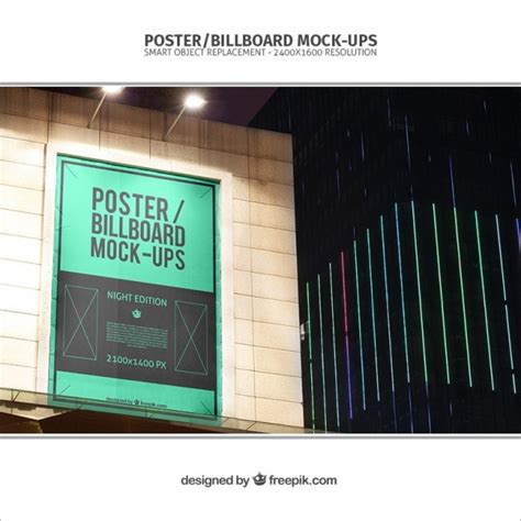 Free PSD | Banner mockup on a building