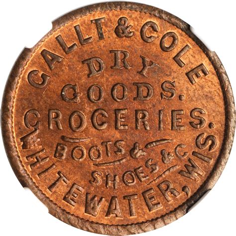 1861 Gallt & Cole Token | Rare Token Appraisals & Buyer