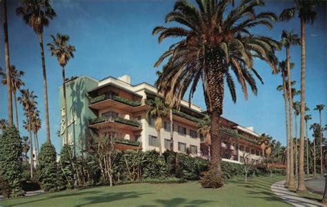 The Beverly Hills Hotel and Bungalows California Postcard