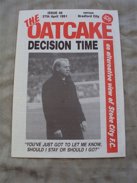 The Oatcake Fanzine Stoke City F.C. Issue 48 1991 | eBay