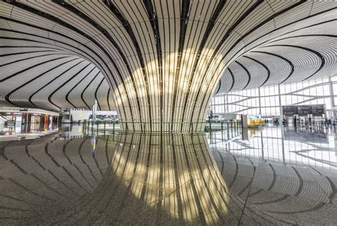 Beijing Daxing International Airport Terminal Editorial Stock Photo - Image of airport, safety ...