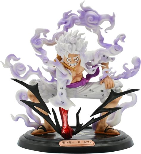 BUINAT Luffy Gear 5 Figure Anime Action Figure Figurine Collection Statue Toy Birthday Gift 7.9 ...