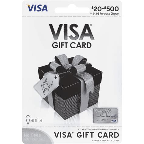 Visa Vanilla Gift Card, $20-$500 | Shop | Tom's Food Markets