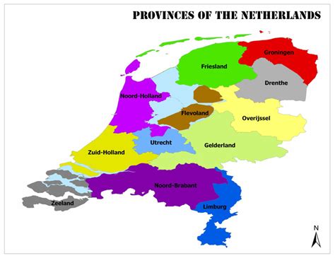 Provinces of the Netherlands | Mappr