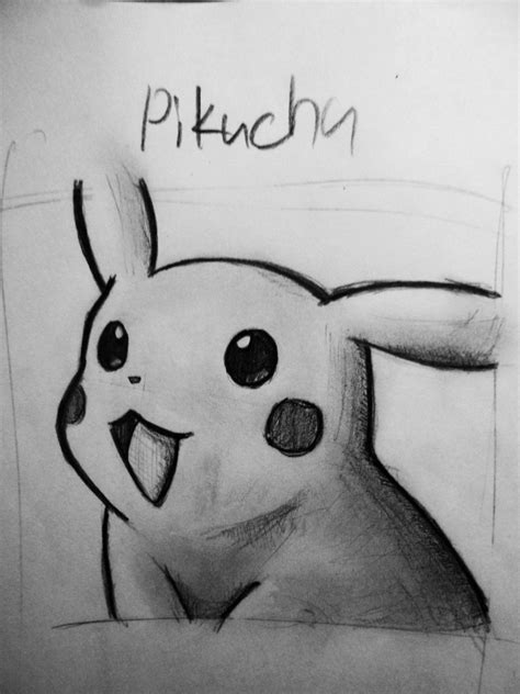 Pikachu Sketch POKEMON by Jessie-KatCat on DeviantArt