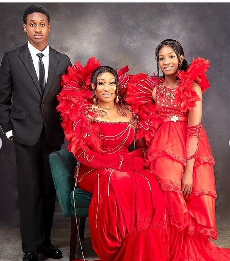 Oge Okoye flaunts her children in Christmas photoshoot - Talk of Naija