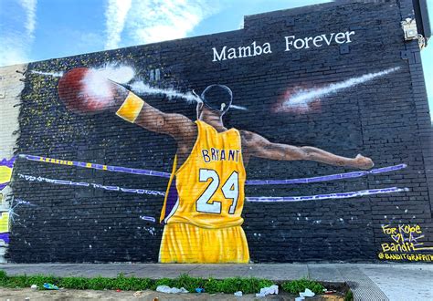 Kobe Bryant murals in San Fernando Valley, Los Angeles