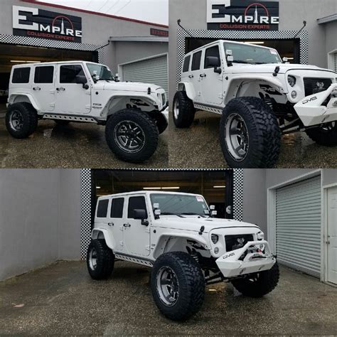 White Custom Jeep Wrangler #4 — Empire Collision Experts