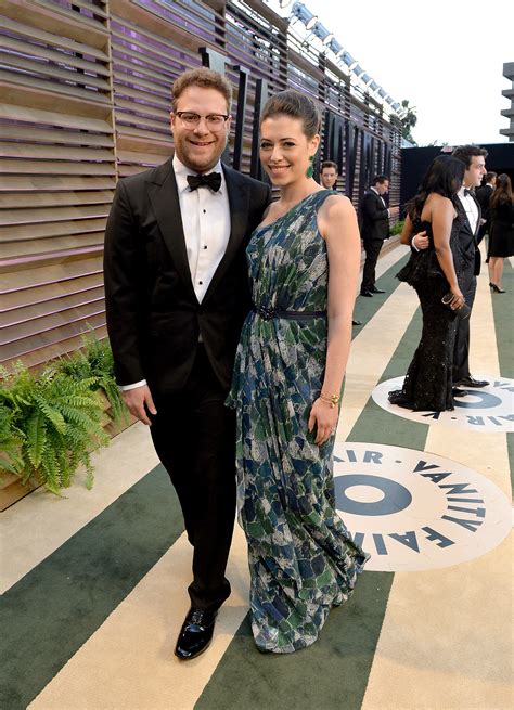 Seth Rogen showed up with his wife, Lauren Miller. | Couples Get Cozy ...