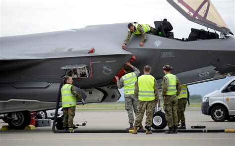 Norwegian F-35 maintainers service American jets in historic first-time ...