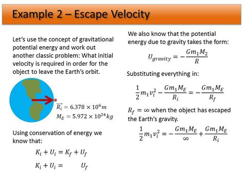 Escape Velocity Equation For Earth - Tessshebaylo