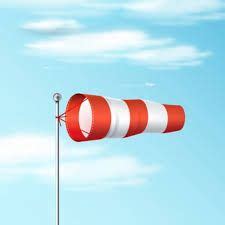 Airport Windsock for Accurate Wind Direction and Speed