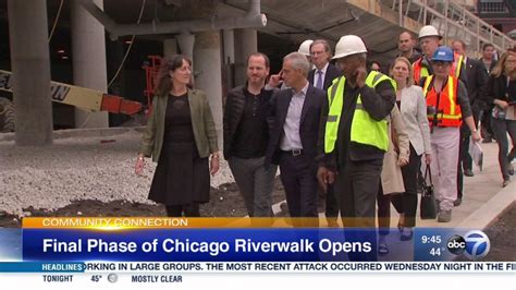 Final section of Chicago Riverwalk opens Saturday - ABC7 Chicago