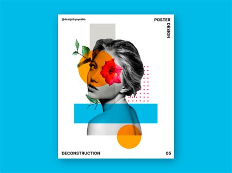 Deconstruction Poster Design - 5 by Ayesha Masood on Dribbble