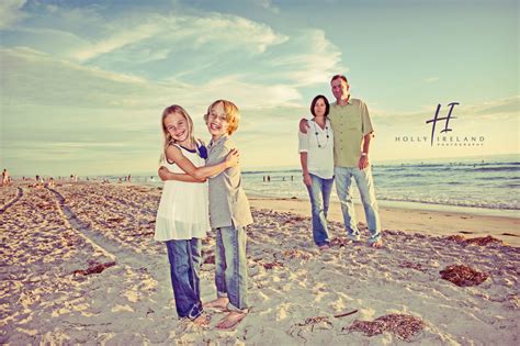 San Diego family portrait photographers at the beach in Carlsbad, CA