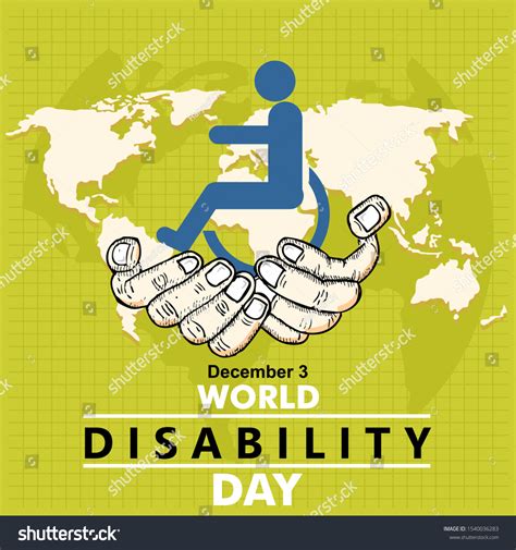 World Disability Day Poster Banner Stock Vector (Royalty Free) 1540036283 | Shutterstock