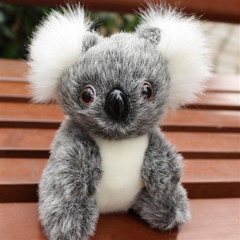 [39% OFF] Koala Bear Stuffed Animal Fluffy Adorable Baby Koala Plush Toys Gift For Kids | Rosegal