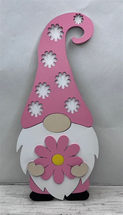 Spring Gnome Decor / Spring Gnome / Spring Gnome Wall Hanging - Etsy