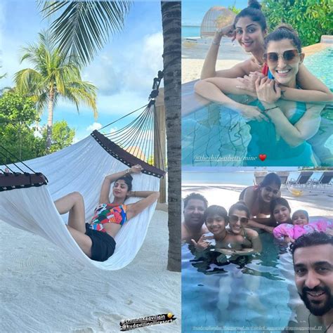 Shilpa Shetty’s Maldives escapade is all about family love [Photos ...