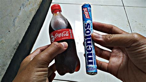 Experiment : COCA COLA and MENTOS (Crazy) - YouTube