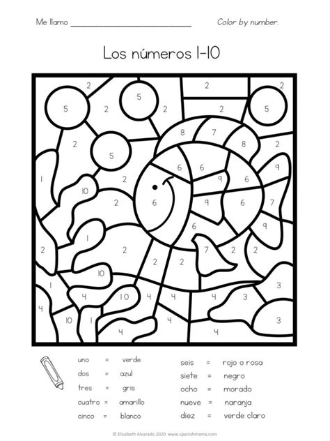 Numbers in Spanish Worksheets and how to Count 1-1000