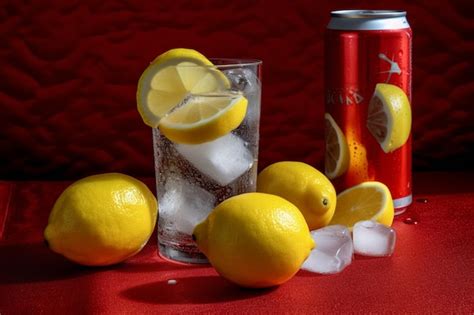 Premium AI Image | Diet Coke with Lemon