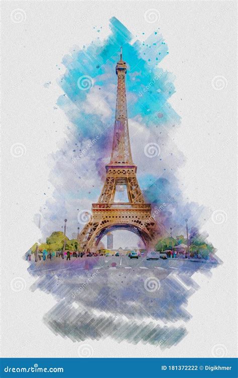 396 Eiffel Tower Painting Stock Photos - Free & Royalty-Free Stock ...