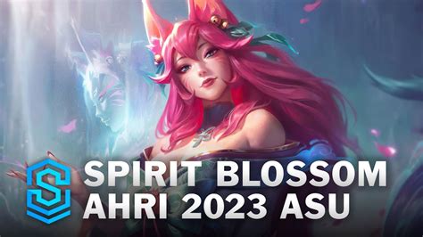 Spirit Blossom Ahri Skin Spotlight - League of Legends - YouTube