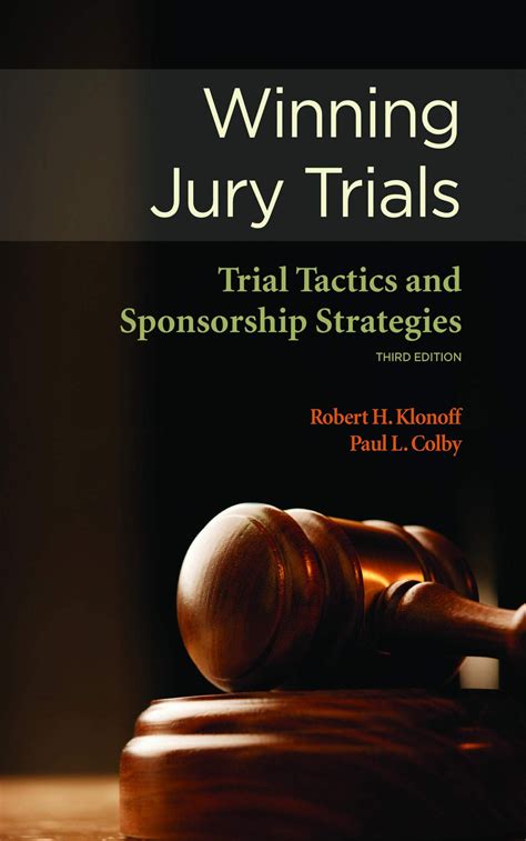 Trial Guides Distributes Winning Jury Trials: Trial Tactics and Sponso