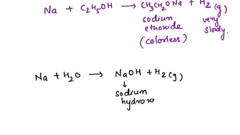 SOLVED: 1 . Describe what happens: Is the reaction of sodium with ...