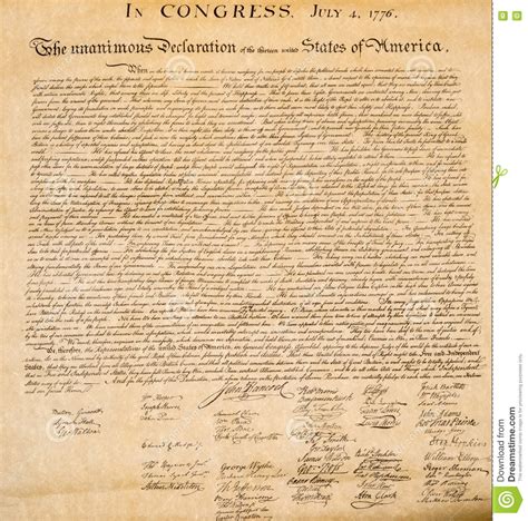 Free Printable Copy Of The Declaration Of Independence - Free Printable ...