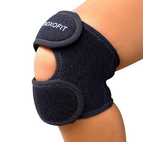 Dual Patella Strap - Knee Brace for Osgood Schlatter Chondromalacia Patella Arthritis Running ...