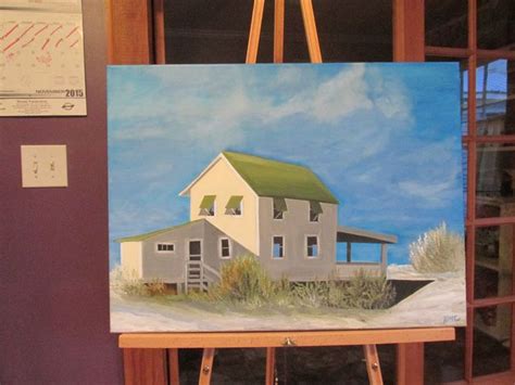 Beach House | Art, Painting, Beach house