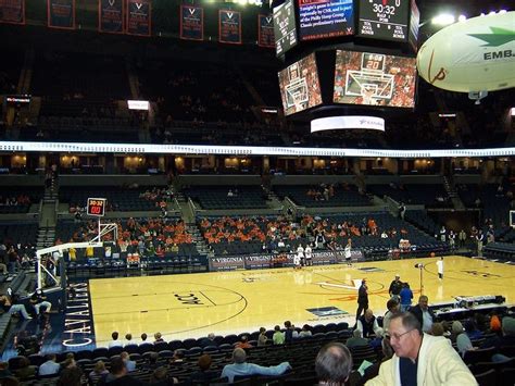 Virginia Cavaliers Basketball Interactive Seating Chart