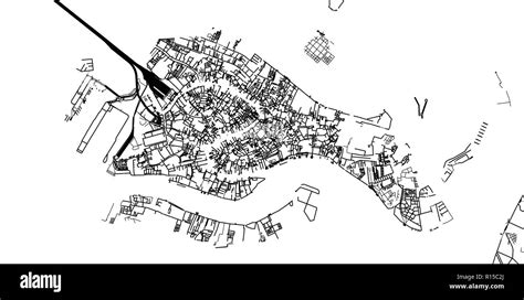 Urban vector city map of Venice, Italy Stock Vector Image & Art - Alamy