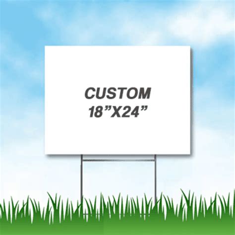 Cheap Yard Signs With Stakes