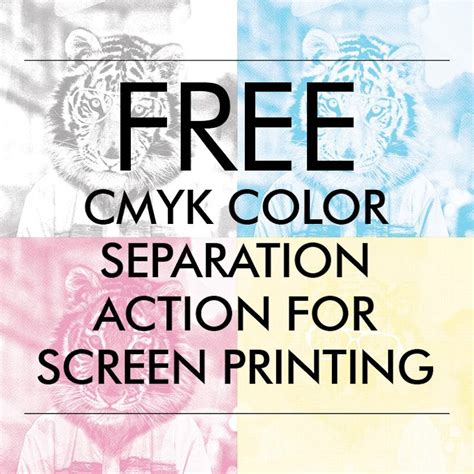 Color separation action for screen printing from Tshirt-Factory.com