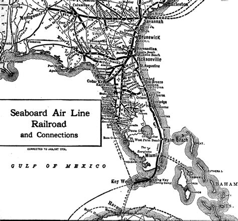 Seaboard Air Line Railroad and Connections, 1917