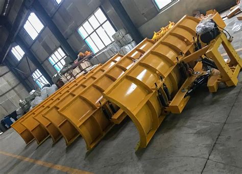 RSBM Skid Steer Snow Plow Attachment for Building Material Shops