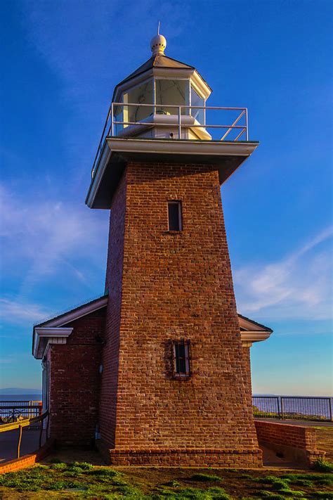 Brick Lighthouse Photograph by Garry Gay