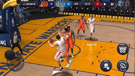 Playing NBA Mobile Games - YouTube