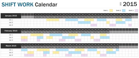 Shift Schedule Planner » OFFICETEMPLATES.NET