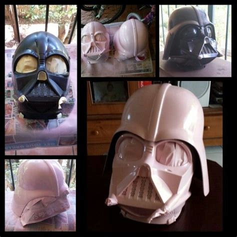 Pink Darth Vader helmet