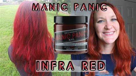 DIY Hair! Manic Panic: Infra Red - *RE-EDITED* - YouTube