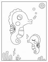 Super Cute Free Printable Seahorse Coloring Pages  Sepaha News sketch template