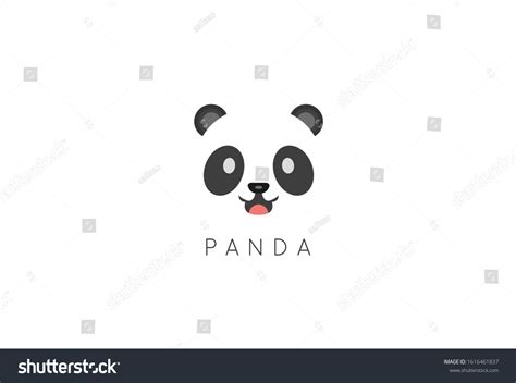 Vector Panda Head Design Logo Template Stock Vector (Royalty Free ...