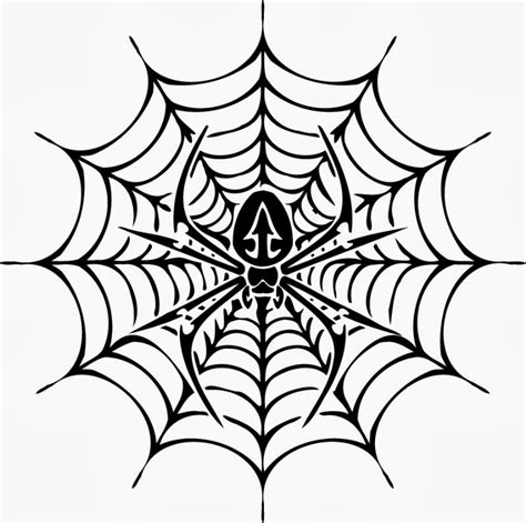 Free Printable Spider Web Coloring Pages For Kids