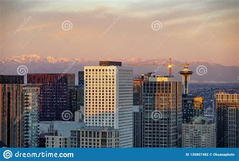 Downtown of Seattle Skyline Stock Photo - Image of growing, landmark ...