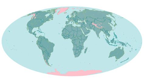 Glaciers Map India