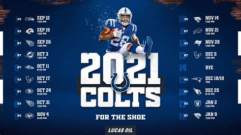 OFFICIAL Colts schedule : r/Colts